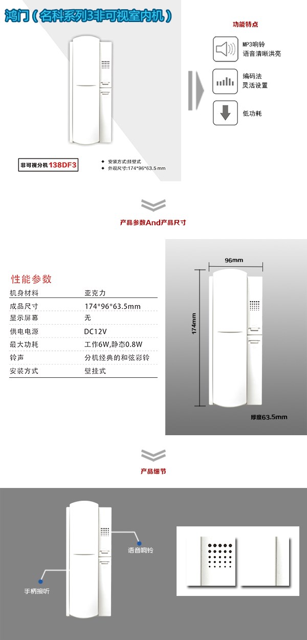 漯河源汇区非可视室内分机