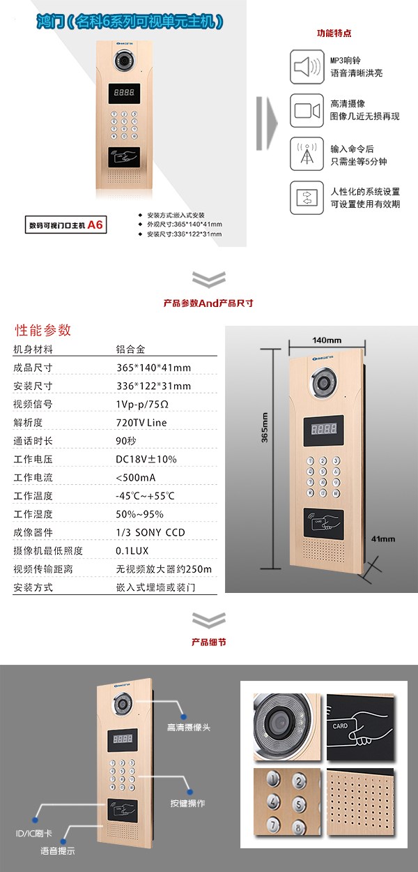 漯河源汇区可视单元主机1